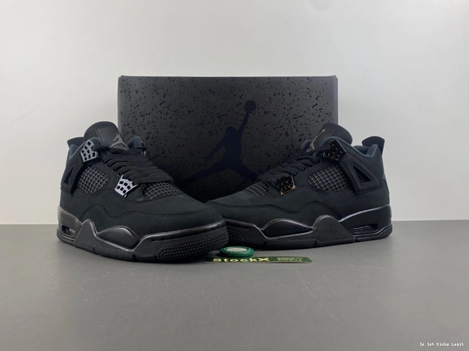 4 (2025) Men's Black  Retro FV5029-010 Jordan Cat 0318